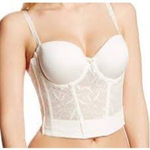 Le Mystere NWT Sensuelle Bustier Bra in Ivory Size 36D